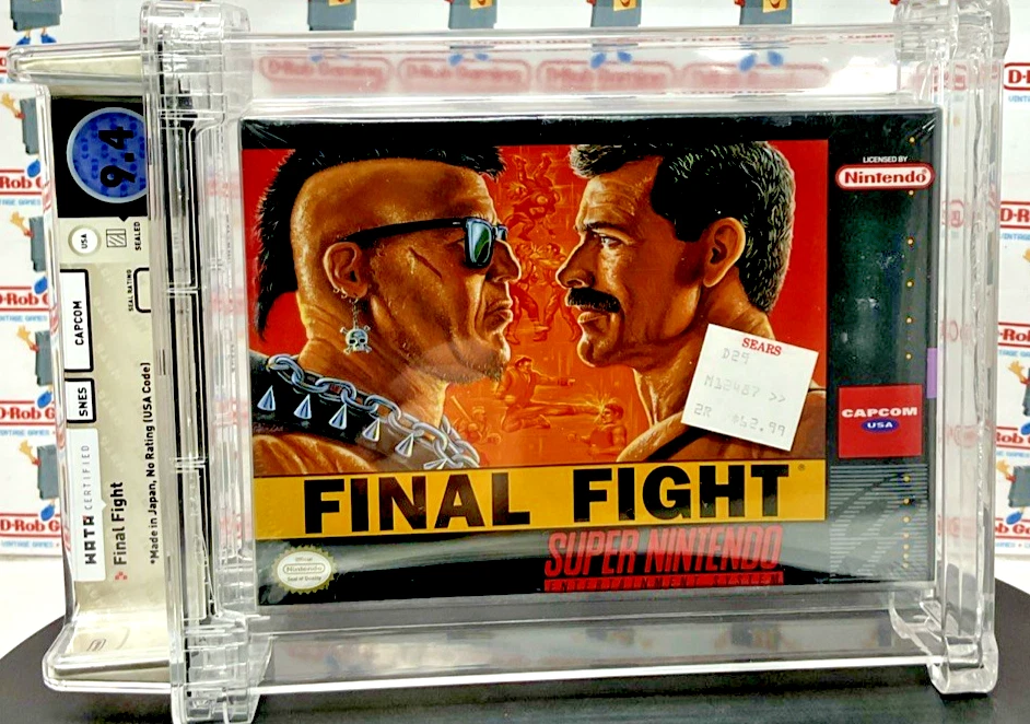 Final Fight Super Nintendo SNES New Sealed WATA CGC VGA PSA Graded 1 2 3 JAPAN - Image 2 of 4