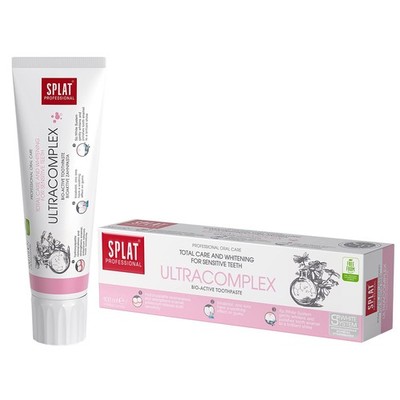Splat Professional Series Ultracomplex Toothpaste, Comprehensive Care and Whiten
