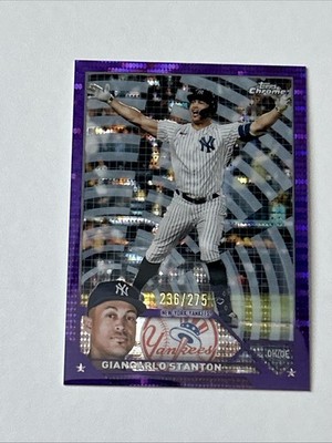 2023 Topps Chrome - Giancarlo Stanton #90 Purple Sonar Refractor /275