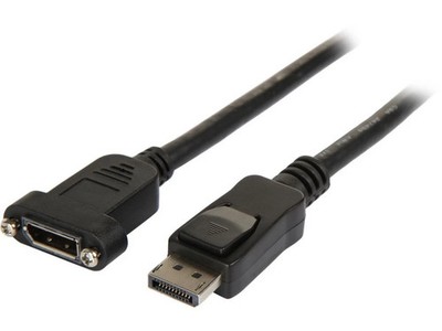 StarTech.com DPPNLFM3  Black Connector A: DisplayPort Male Connector B: 3 ft.