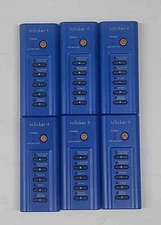 6 x iClicker + Plus Student Response Remote Control Model RLR15 - Blue