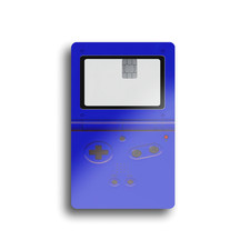 RetroBoy Flip Card Skin BLUE 