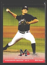 Ryne Harper 2013 Grandstand Mississippi Braves #NNO Mississippi Braves