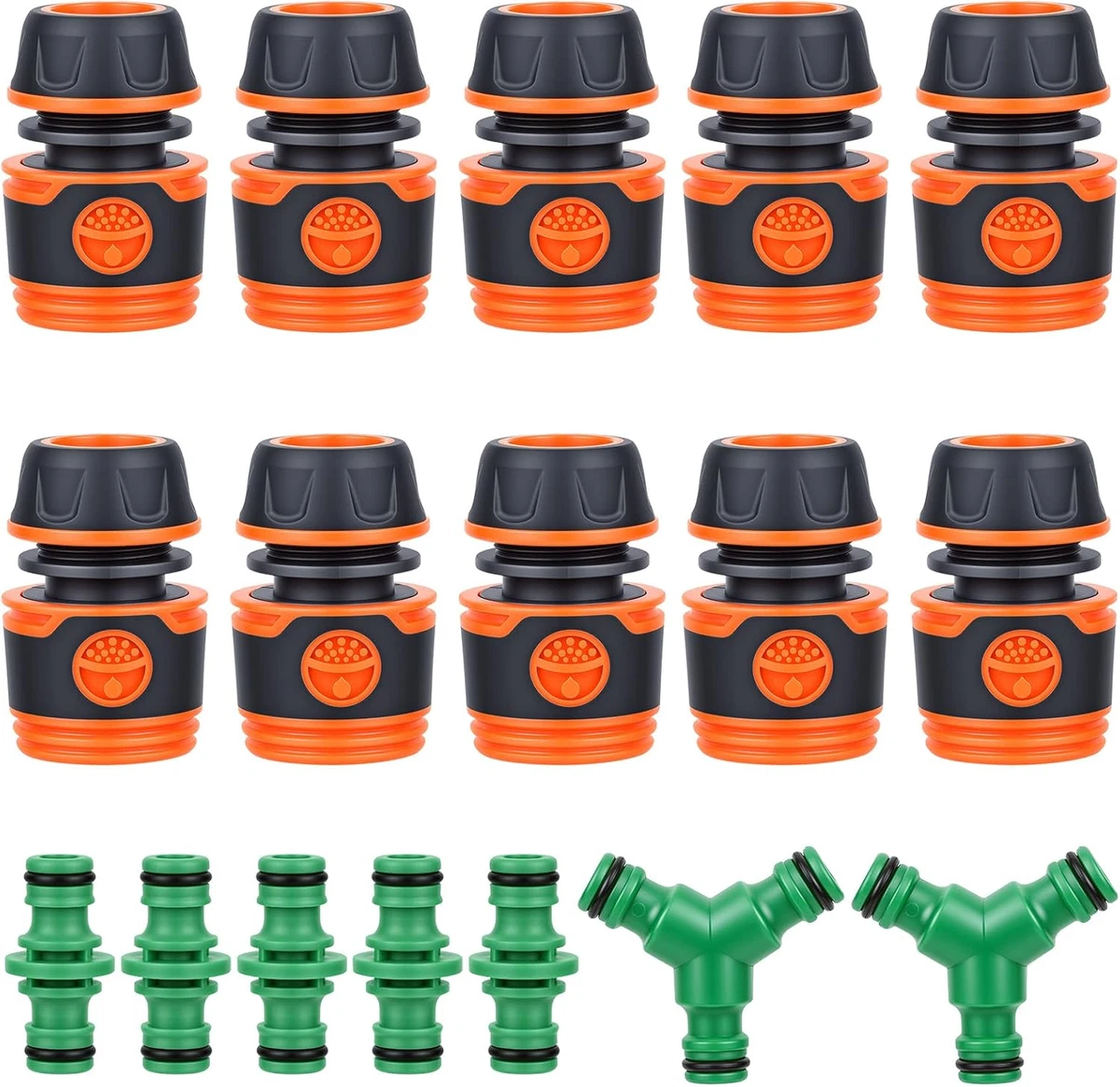 Raccordo Rapido Per Rubinetto Vasca IBC 1000L In PVC: Connettore Per Tubo Da 15 Mm, Attacco BSP Da 60 Mm
