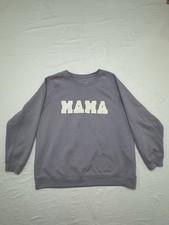 State of Mine Women's "Mama" Printed Logo Sweatshirt Size L