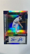 Spencer Strider 2022 Panini Donruss Signature Series Autograph Rookie RC #SS-SS