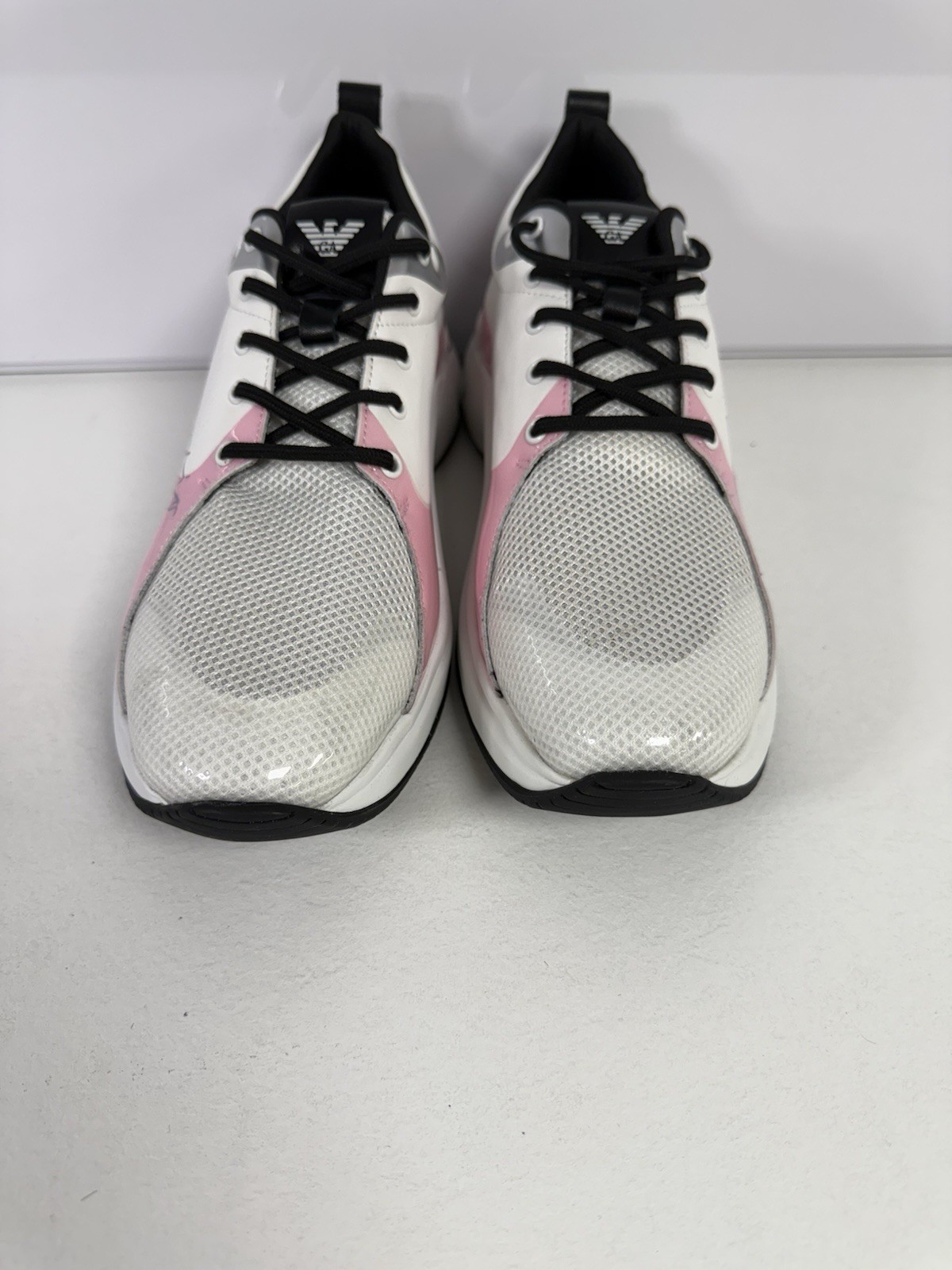 EMPORIO ARMANI Trainers UK Size 7 GENUINE RRP £230 #348 image 2