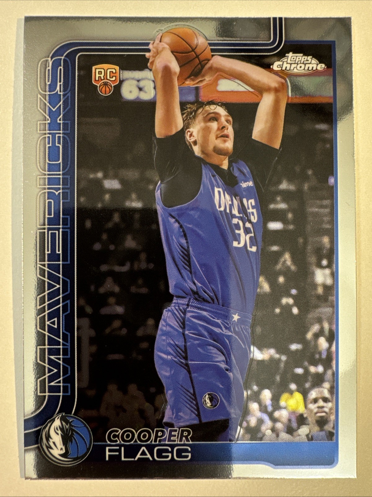 2025-26 Topps Chrome Cooper Flagg Rookie #251 Mavericks