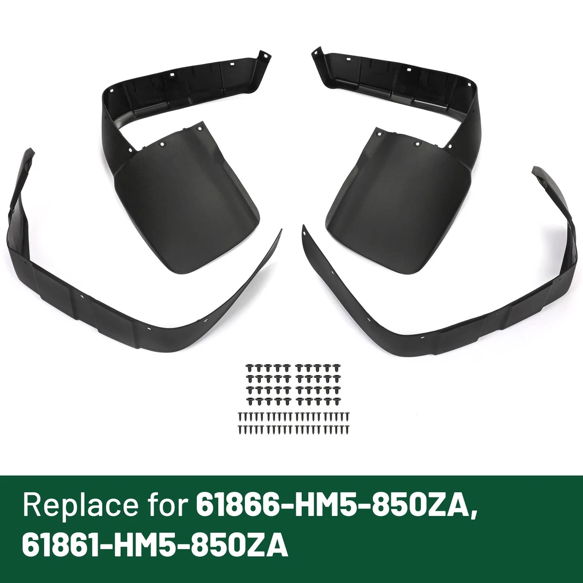 Full Set Fender Flares Mud Flaps Guards Plastic For Honda FourTrax