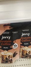 Javvy Protein Coffee Mocha Instant Coffee Flavor 2 Bag Bundle 9 Oz