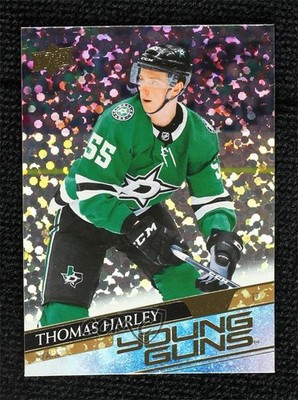 2020-21 Upper Deck Young Guns Speckled Rainbow Foil Thomas Harley #227 0ma5