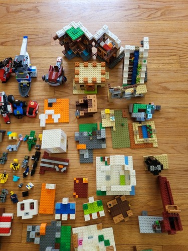 LEGO Mix LOT Minecraft 21151 21156 21158 City Technic 42091 ++ Minifigur 18 Pfund - Bild 7 von 24