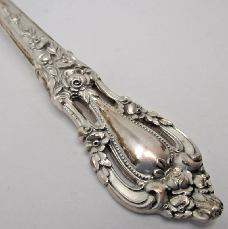 Vintage Antique Lunt Sterling Silver Eloquence Serving Fork - Image 2 of 4