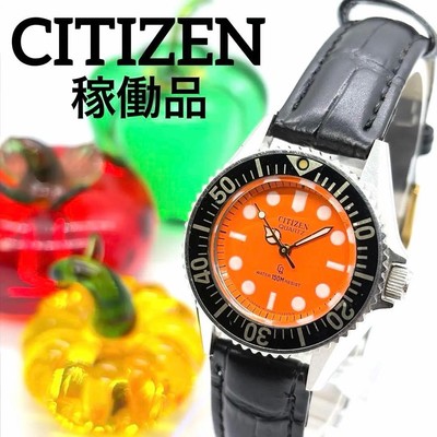 Used [Rare/working item] Citizen Vintage Divers Men's Watch Quartz