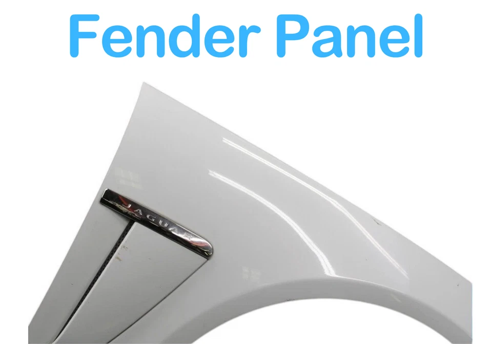 12-15 Jaguar XF XFR delantero derecho lado pasajero guardabarros panel blanco OEM Foto 3 de 4