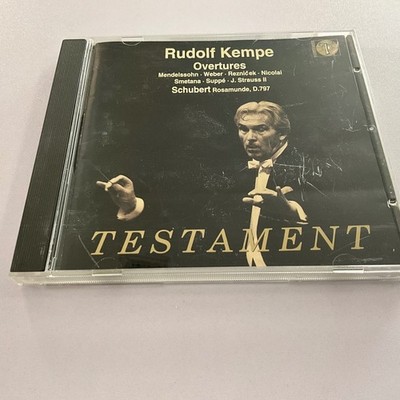 Testament Rudolf Kempe Overtures CD Schubert Rosamunde SBT 1276