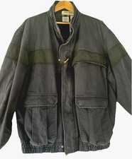 VTG Workrite FR Flame Resistant Men  s Size XL Navy /Black Bomber Jacket Coat