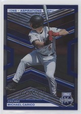 2023 Panini Elite Extra Edition Blue Aspirations 54/349 Michael Carico #84 14lt