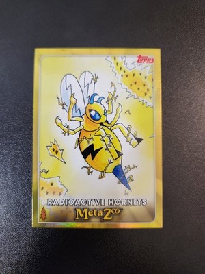 2022 Topps MetaZoo Wilderness Radioactive Hornets #47 Gold Foil Parallel