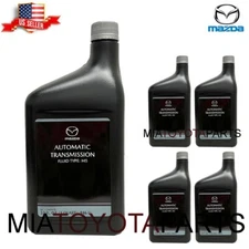 4 Pk OEM Mazda Automatic Transmission M5 Fluid 4 Quarts Genuine 0000-77-112E-01