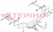 Anh&auml;ngerkupplung passend f&uuml;r MERCEDES W 220 10/1998-09/2005 starr