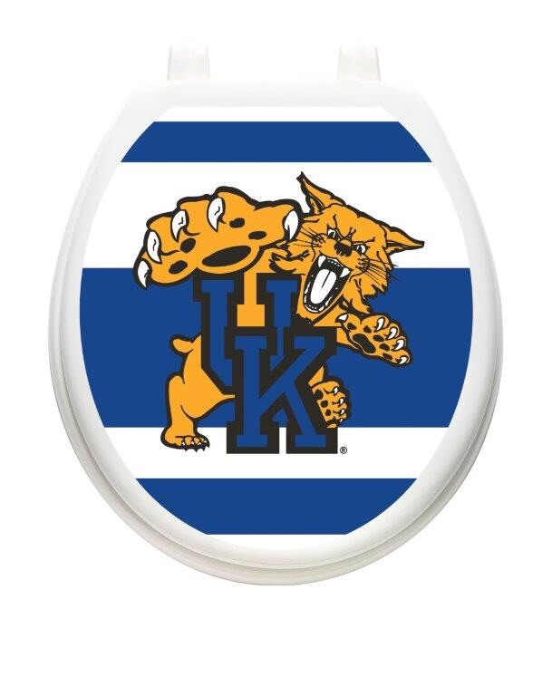 Officially Licensed NCAA-Kentucky Wildcats Toilet Tattoos- Round/Standard