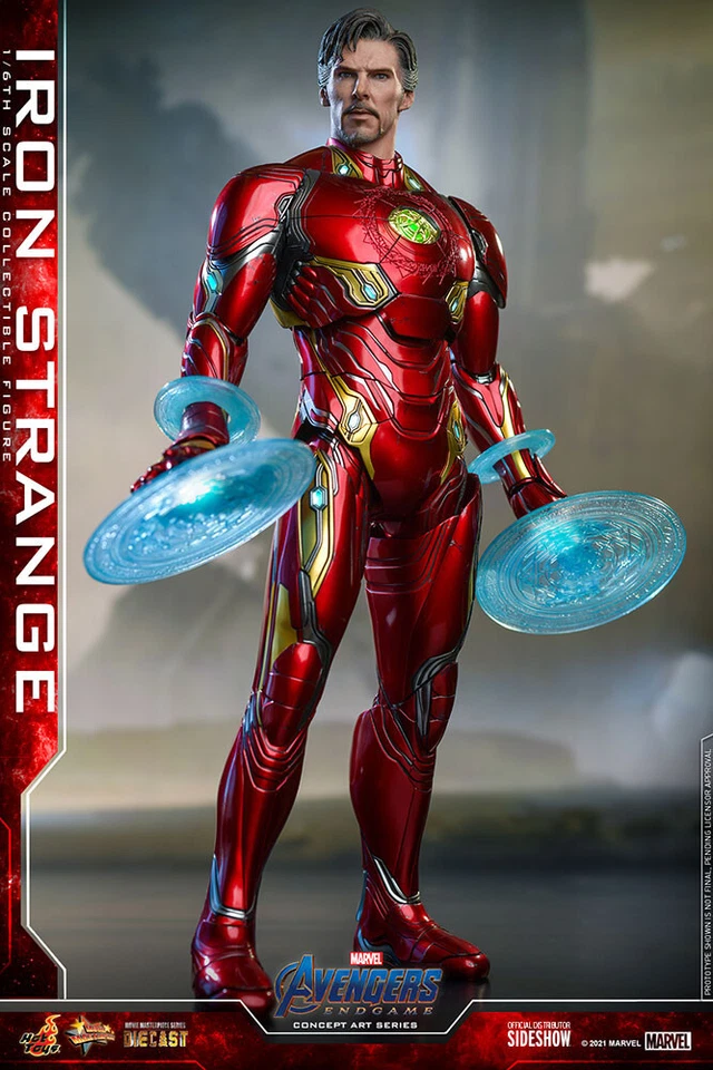 Figura Hot Toys MMS606D41B arte conceptual hierro extraño diecast escala 1/6 en stock Foto 3 de 4