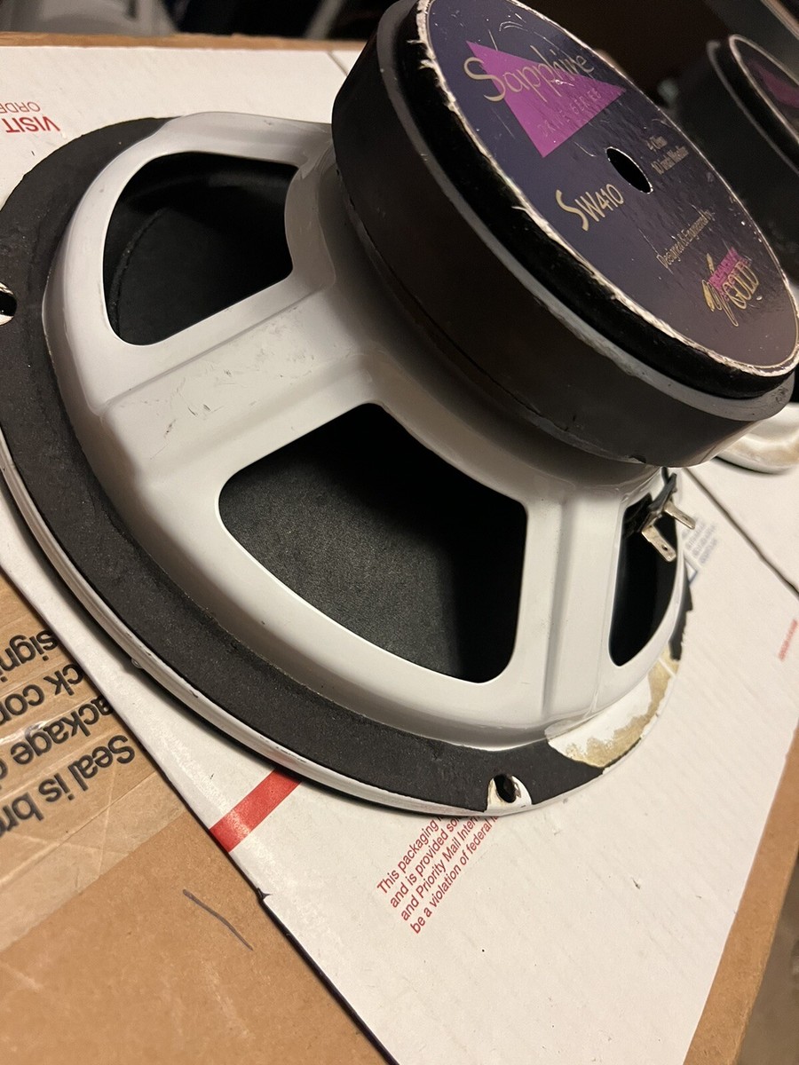 Old School Phoenix Gold SW410 Sapphire Drive Series 10” Subs