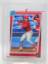 2021 Panini Chronicles Clearly Donruss Baseball Alec Bohm Rated Rookie