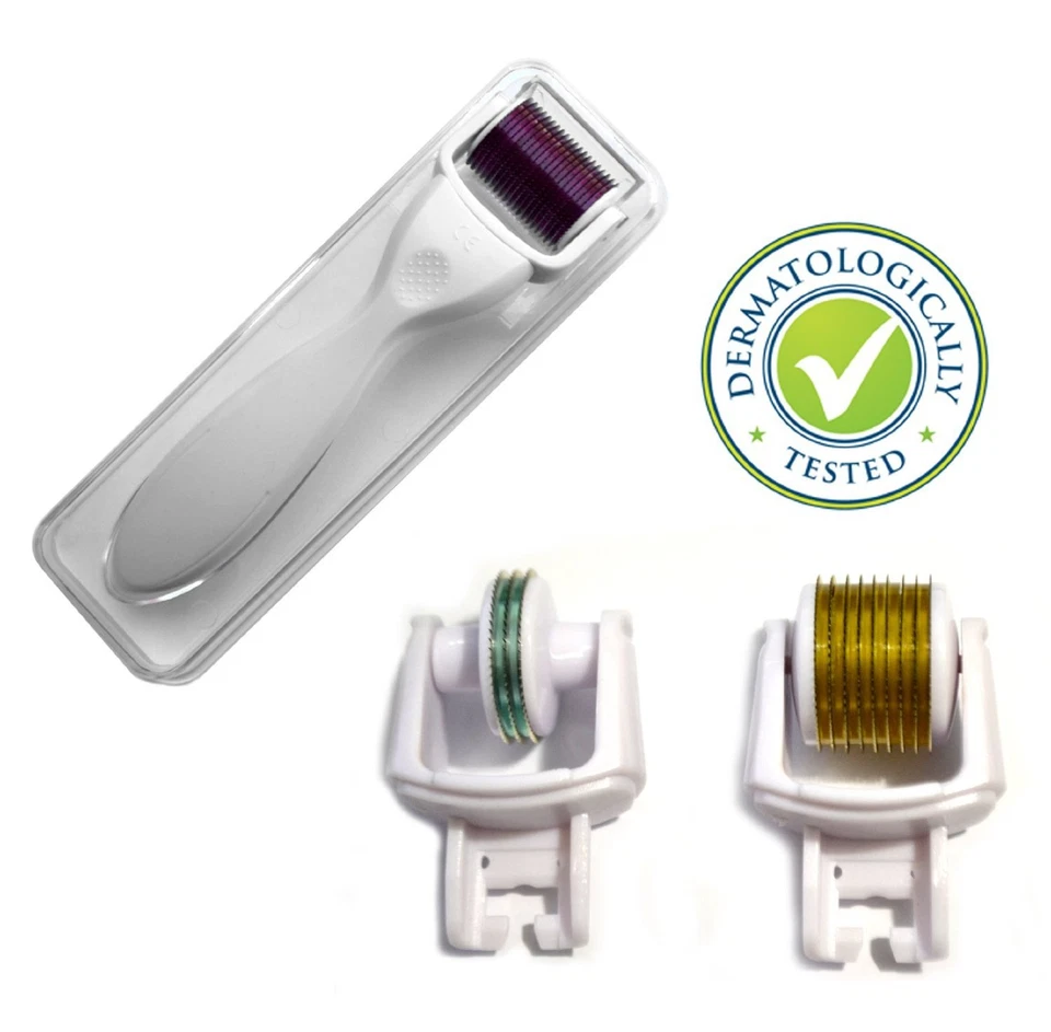 DERMA-CIT® 3-In-1 Kit Derma Roller Titanium 180/600/1200 Pins (0.5-1.5-2.0mm) - Image 3 of 4