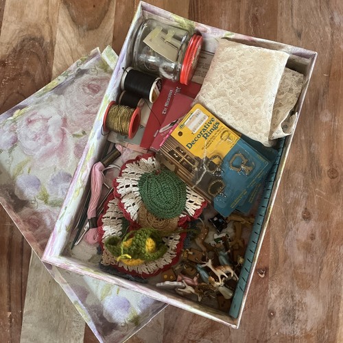 Vintage Crafting Box 