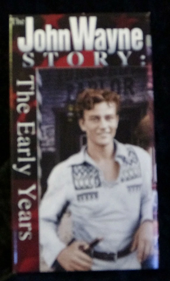 VHS 📼 The John Wayne Story: The Early Years (2001) Kirk Douglas Jimmy Stewart - Image 2 of 3