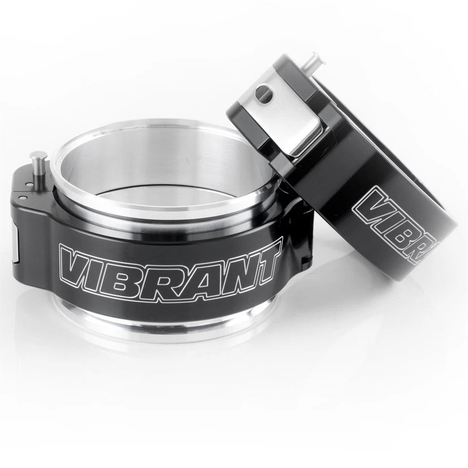 Conjunto de abrazadera sin pasador Vibrant 32516 HD 3,0 pulgadas O.D. Tubo, negro Foto 4 de 4