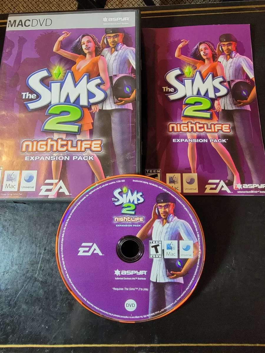 Sims 2: Nightlife (Apple, 2006) *BUY 2 GET 1 FREE