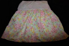 WESTPOINT STEVENS twin floral shabby bed skirt bedskirt used once!