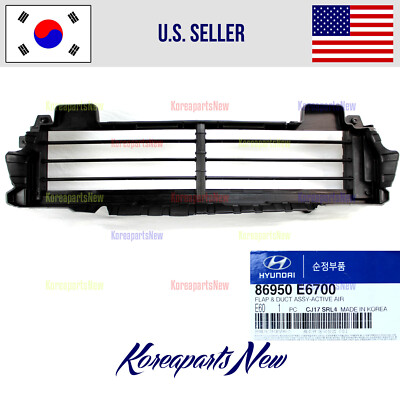 Grille Air Shutter Flap Duct Deflector  GENUINE  Hyundai Sonata Hybrid 2018-2019