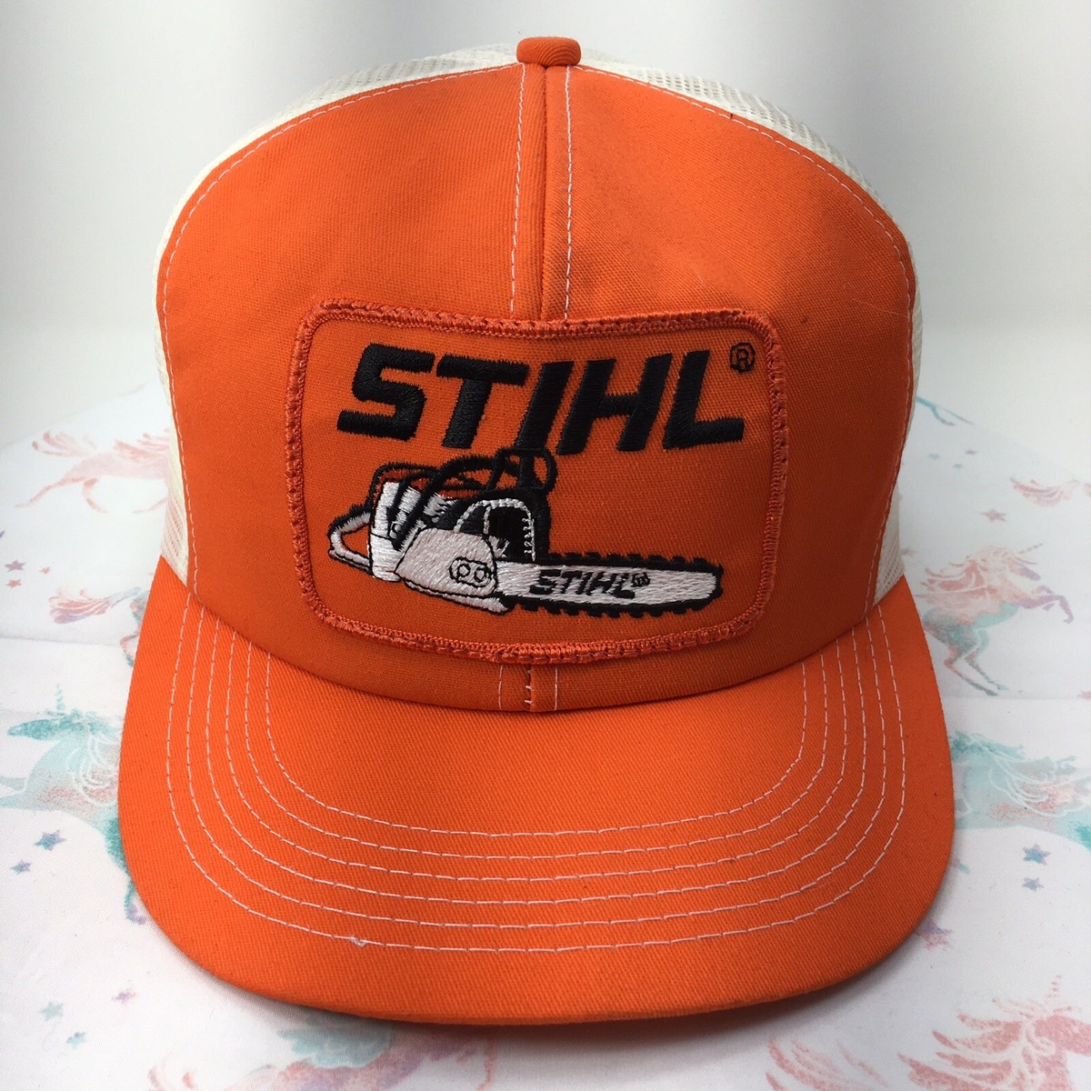 Baseball Cap Vintage Stihl Hat Snapback Mesh Stihl Retro Trucker