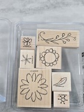 Stampin' Up EASTER BEAUTY Stampin' Set Easter Spring Miracle Wood