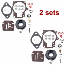 2x Carburetor Rebuild Repair Kit For Johnson Evinrude 35hp 40hp 45hp 48hp 50hp