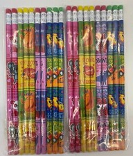 20 2 packs of 10 Valentine's Day Pencils Classroom Reward hearts animals cars