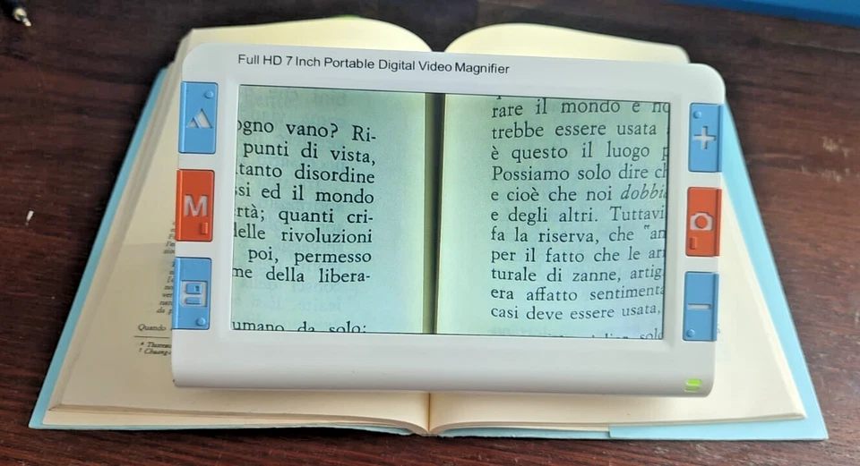 Digital Magnifier 7.0in Portable Autofocus Dual Lens 2X To 32X aiuto ipovedenti - Image 3 of 4