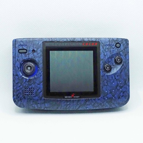 Consola SNK NeoGeo Bolsillo Color Piedra Azul Usada Probada Japón - Imagen 7 de 8