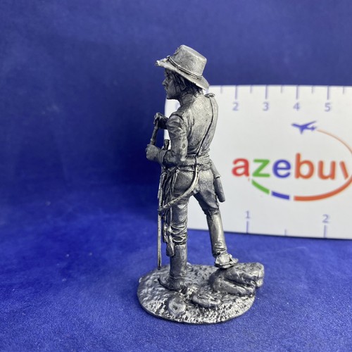 Northern Cavalry Officer 19th Century 1/32 Scale Unpainted Tin Figure - Bild 4 von 12