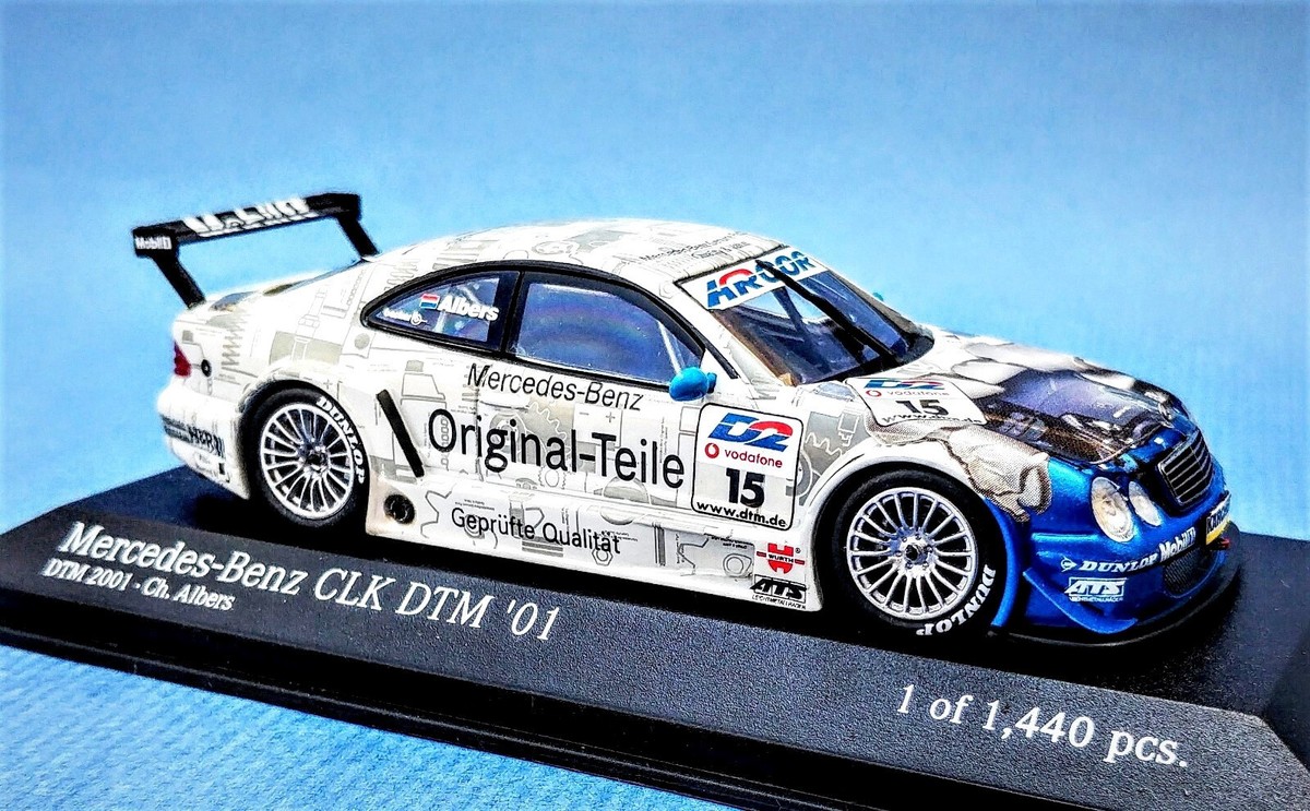 MINICHAMPS: MERCEDES CLK Coupé, DTM 2001 - 1/43 -013715- NEU-NUEVO