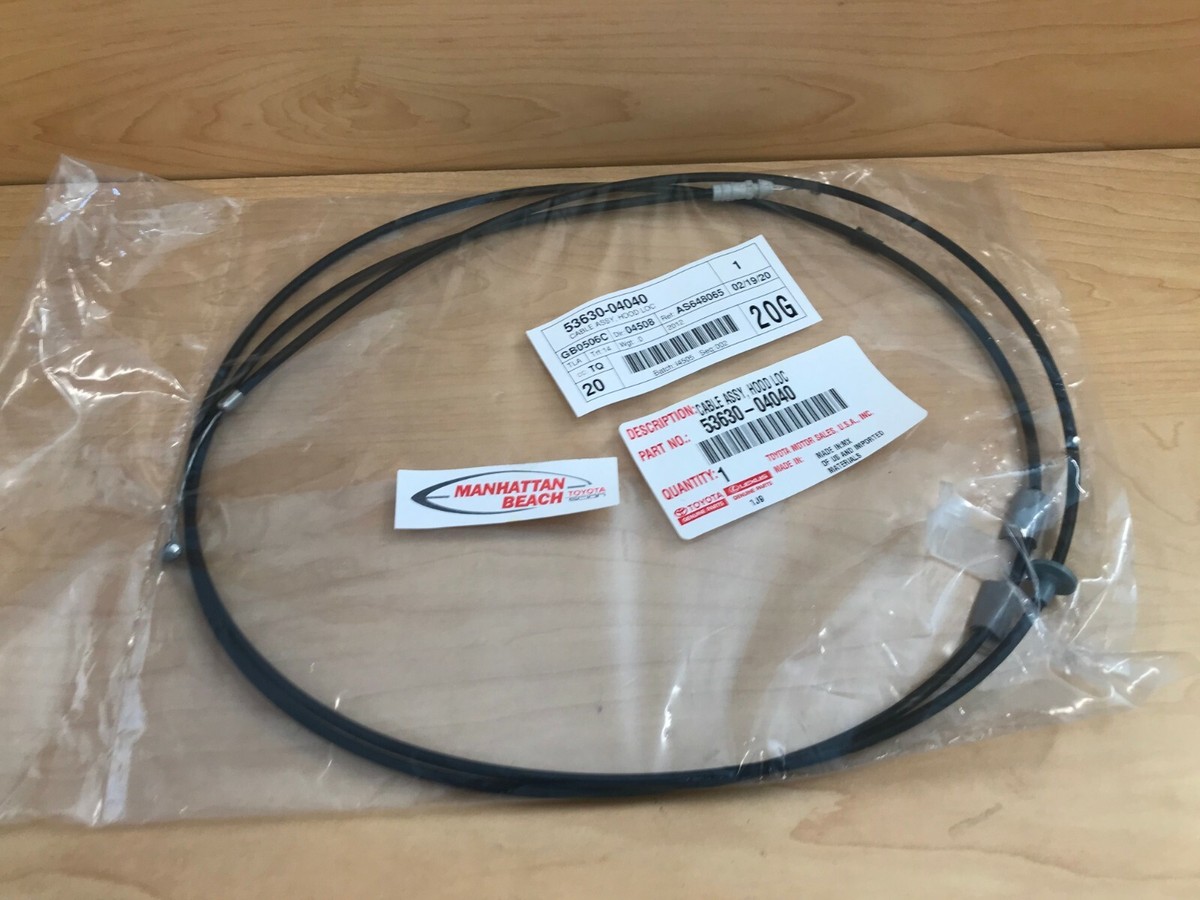 とし GENUINE OEM TOYOTA 05-15 TACOMA HOOD LOCK LATCH RELEASE CABLE