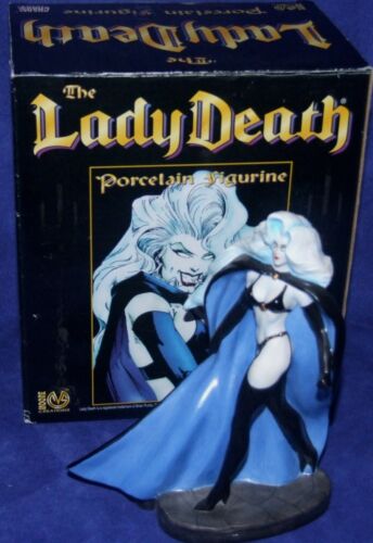 The LADY DEATH Limited Edition Porcelain Statue CHAOS - Afbeelding 1 van 1