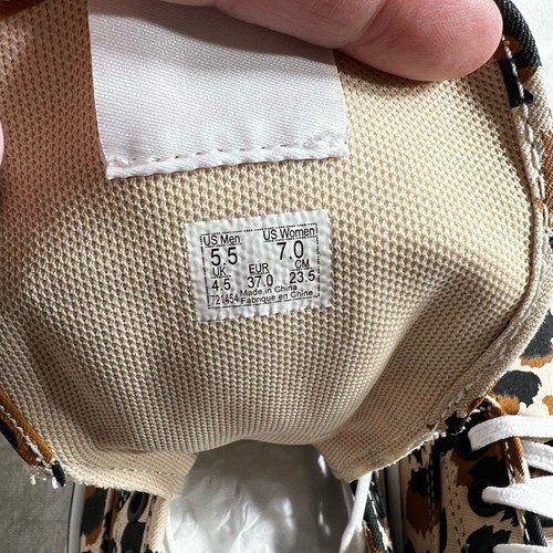 New Vans Sentey Wc leopard print VN0A4P3K4XB1. Men's size 5.5 women's size 7. - Picture 6 of 9