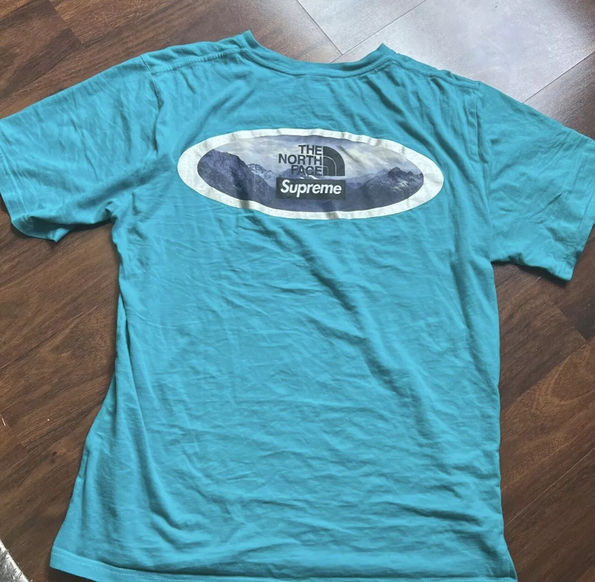 supreme north face t shirt