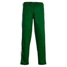 Unisex Green Brazil Capoeira Abada Martial Arts Elastic Trousers Pants 5 Sizes