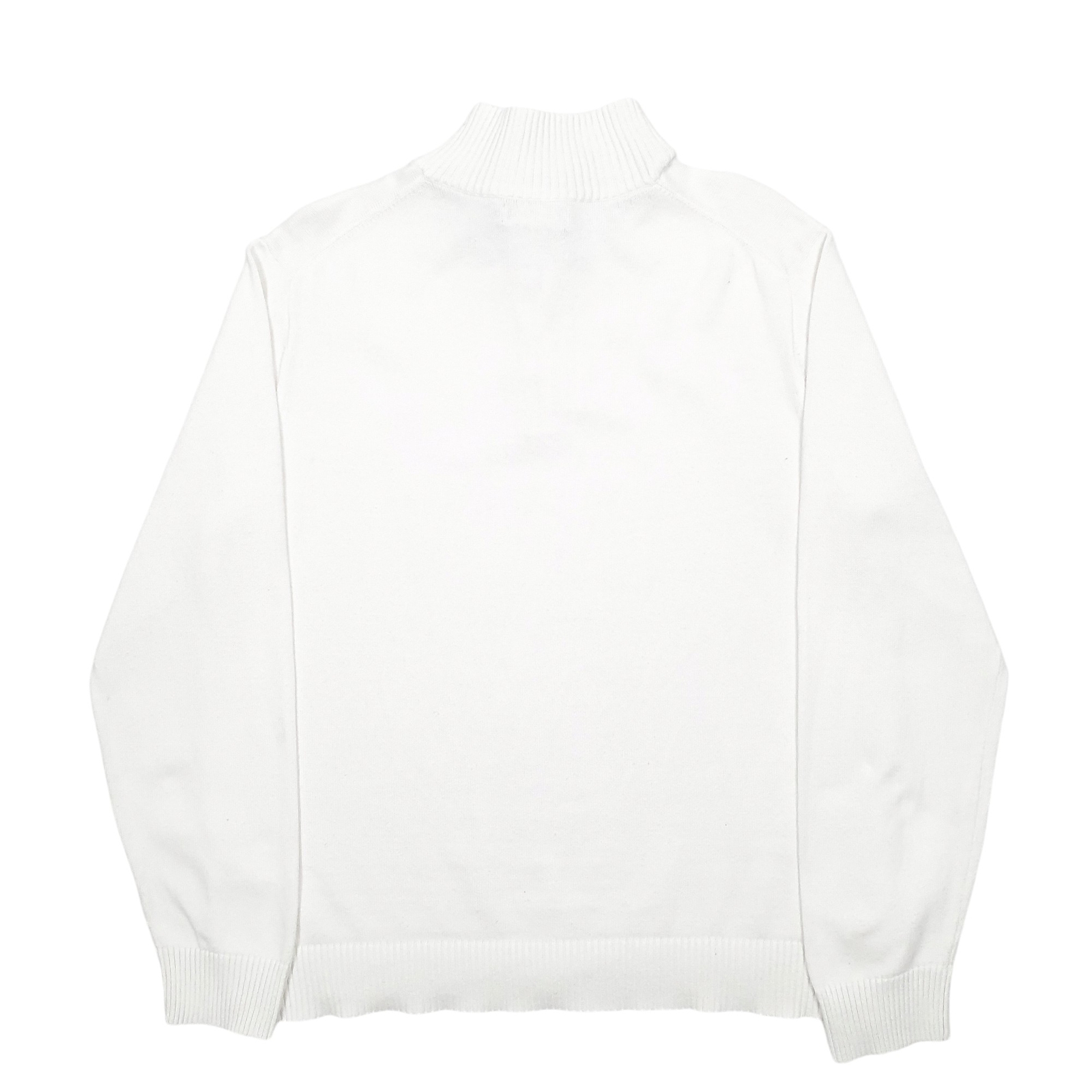 NAUTICA 1/4 Quarter Zip Cotton Jumper Sweatshirt Mens L image 3